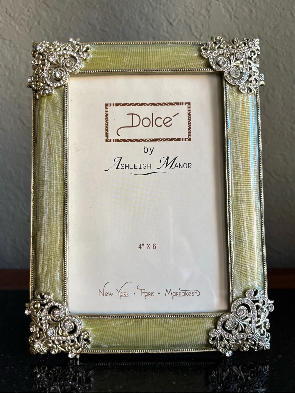 Vintage Crystal Picture Frame
